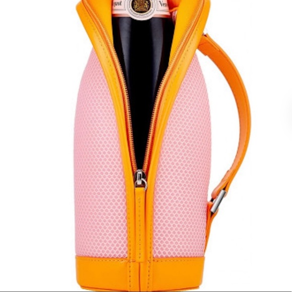 ⭐️LIMITED EDITION COLLECTABLE⭐️VEUVE CHAMPAGNE THERMAL ZIPPER BOTTLE JACKET+GIFT - Picture 10 of 16